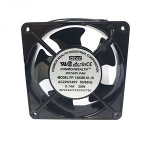 FAN 12*12-220V BL قطر 3.8cm