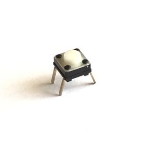 تک سوییچ کوچک 4 پایه، اهرم 1 میلی متری ( بسته 5 عددی)، Tactile Switch 6x6x4-4Pin