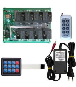 کنترل از راه دور 8 کانال 40 آمپر وای فای و ریموتی