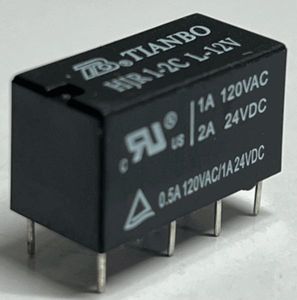 رله 24V 2A مخابراتی 8Pin مدل HJR1-2CL-24V مارک TIANBO