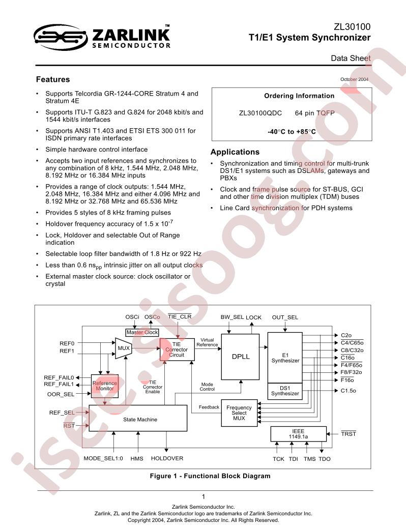 ZL30100QDC