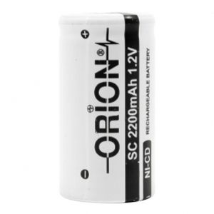 باتری جارو شارژی 1.2 ولت 2200mAh سایز SC مارک ORION