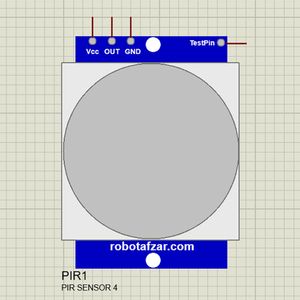 کتابخانه پروتئوس ماژول سنسور PIR