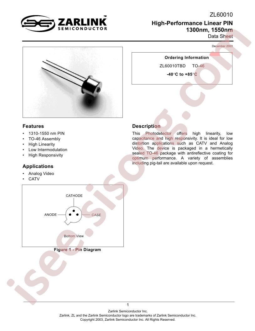 ZL60010TBD