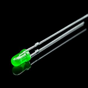 ال ای دی 3mm سبز مات پایه بلند | فروش عمده