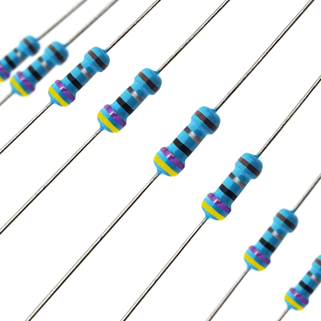مقاومت 4.7ohm 1/4W 1%