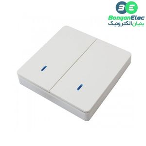 کلید برقی بی سیم دو پل دارای فرکانس 433MHz