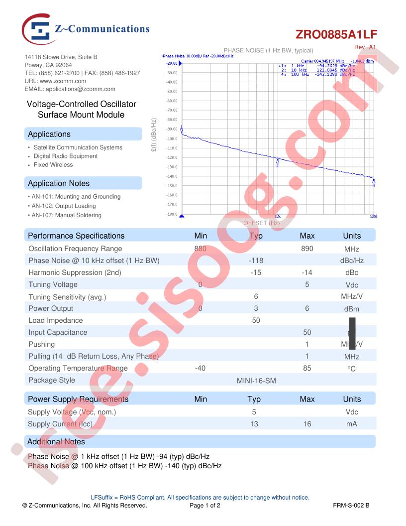 ZRO0885A1LF