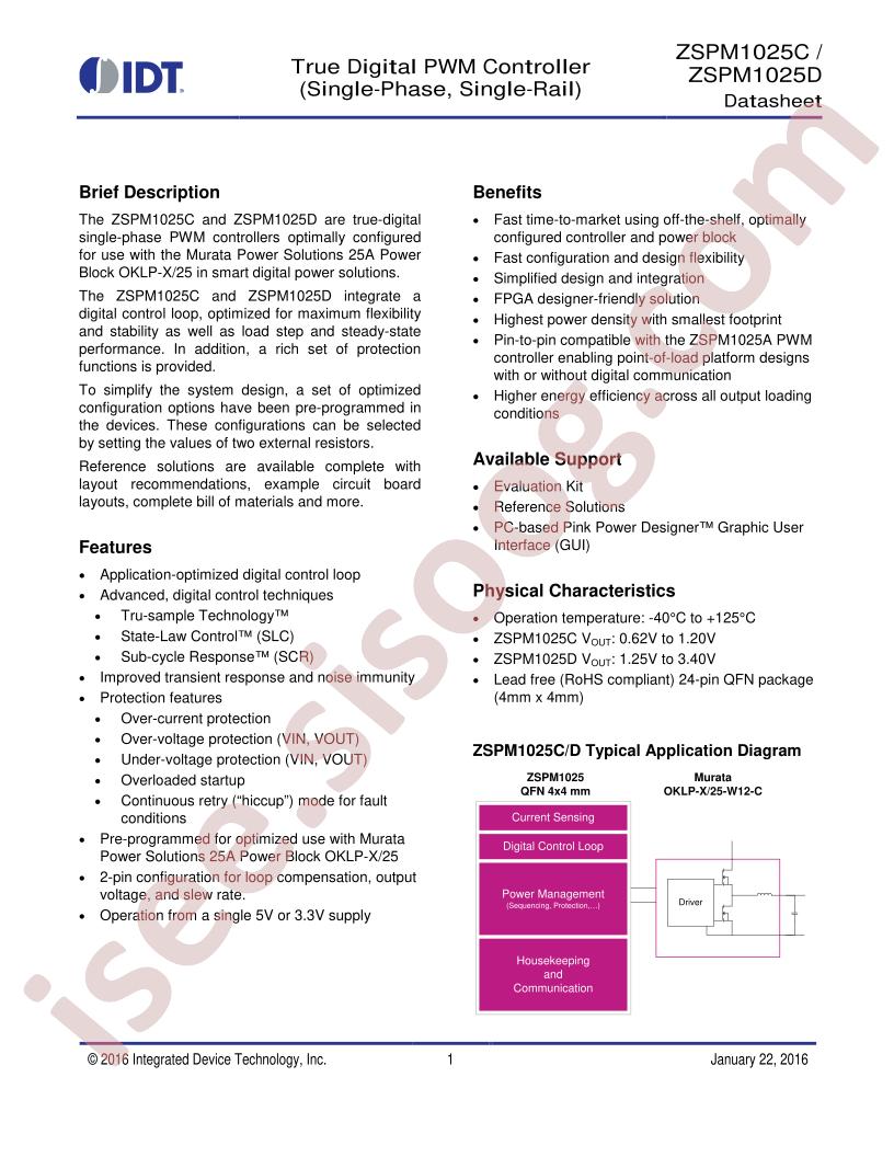 ZSPM1025DA1W0