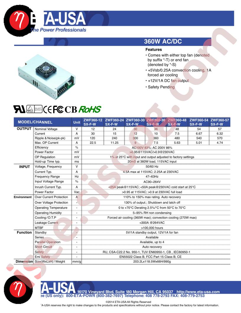 ZWF360-24SX-F-W
