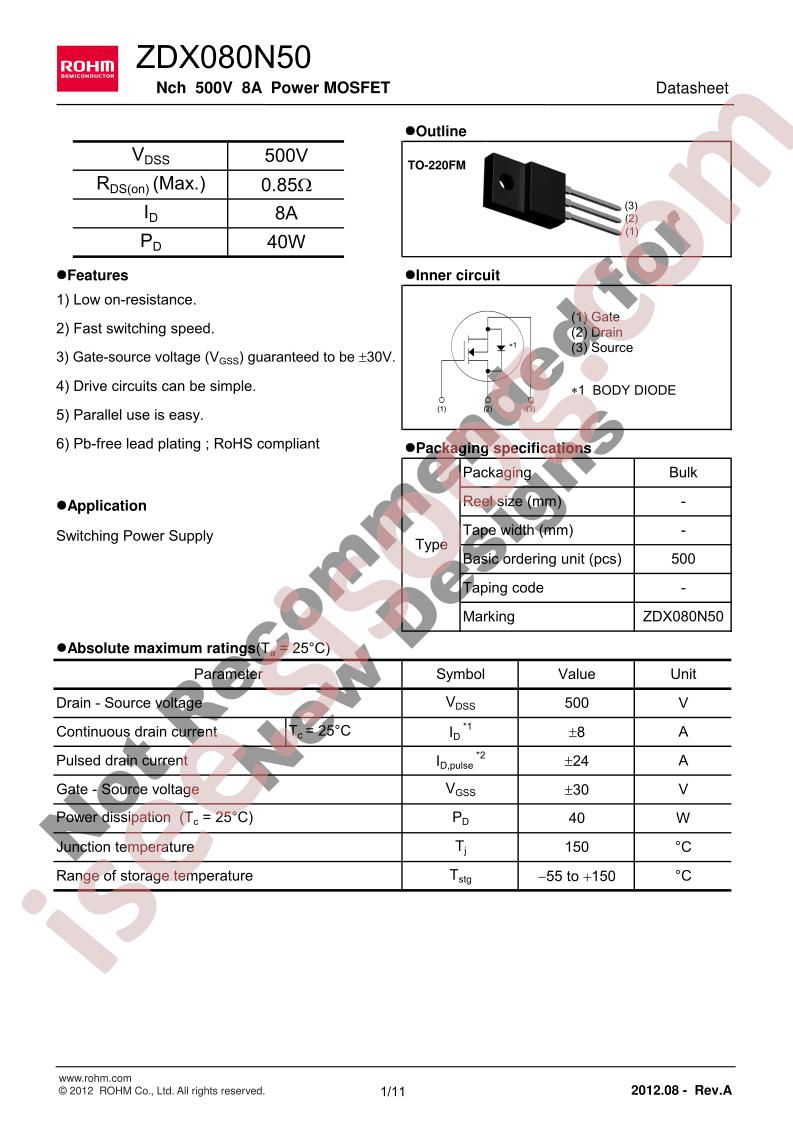 ZDX080N50