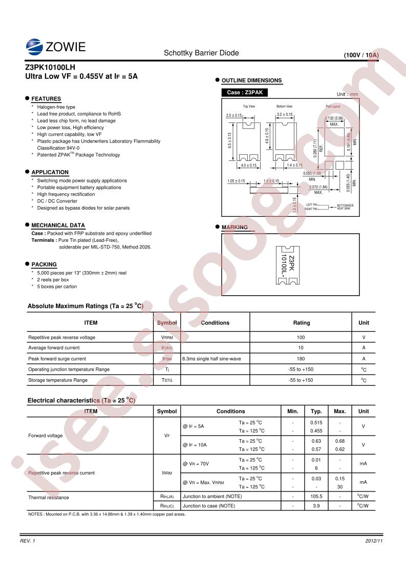 Z3PK10100LH
