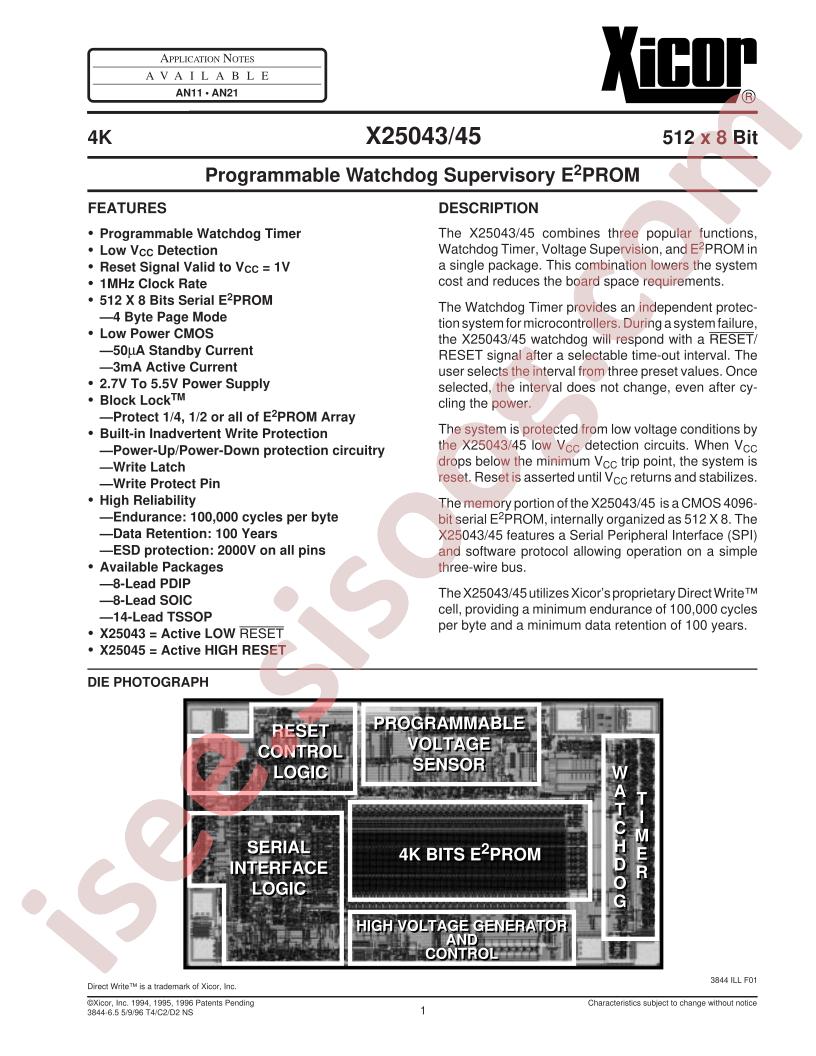 X25045SI-2.7