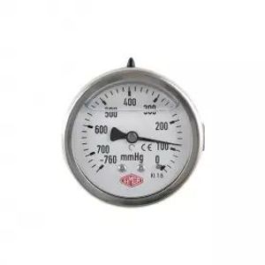 گیج فشار روغنی 6 بار صفحه 6 سانت تابلویی سیمگا