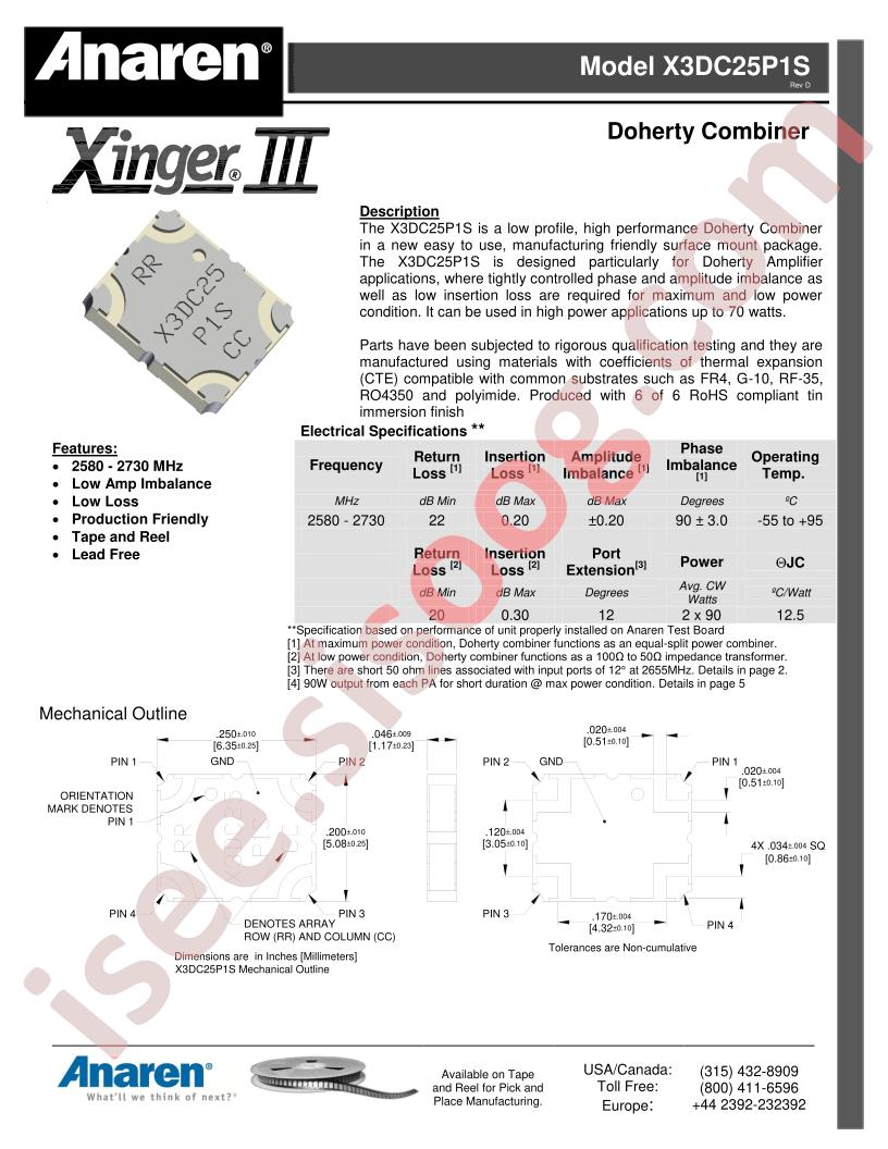 X3DC25P1S