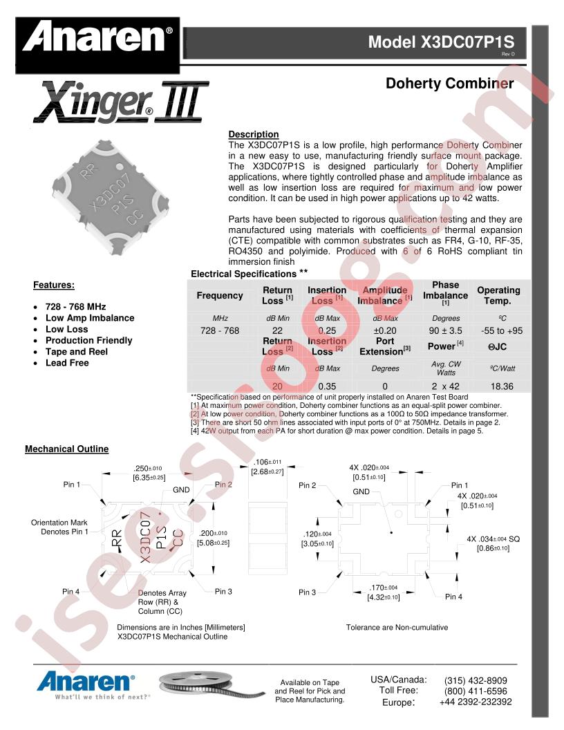 X3DC07P1S