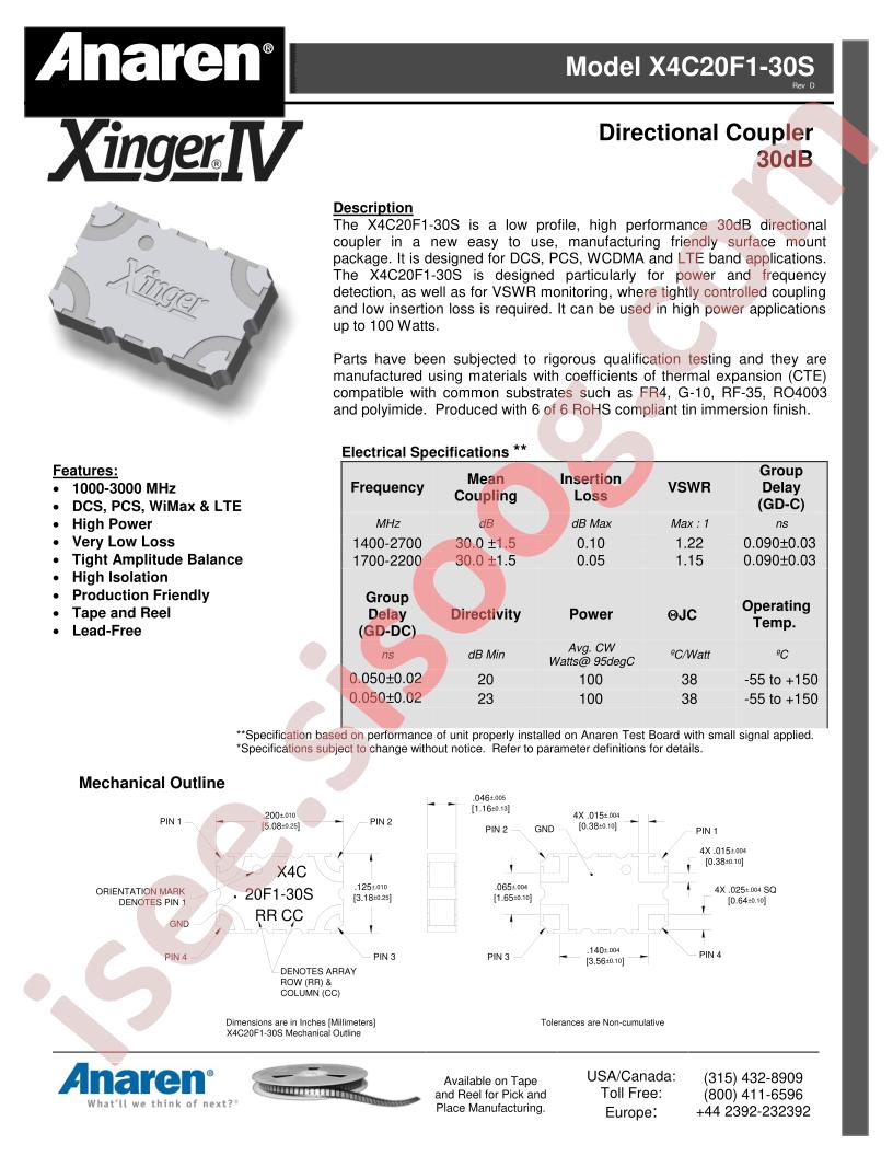 X4C20F1-30S