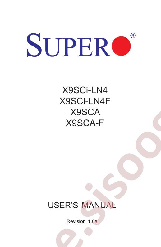 X9SCA-F