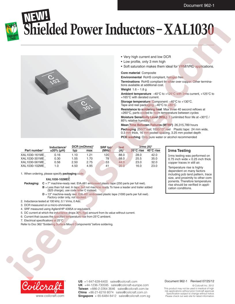 XAL1030-102ME