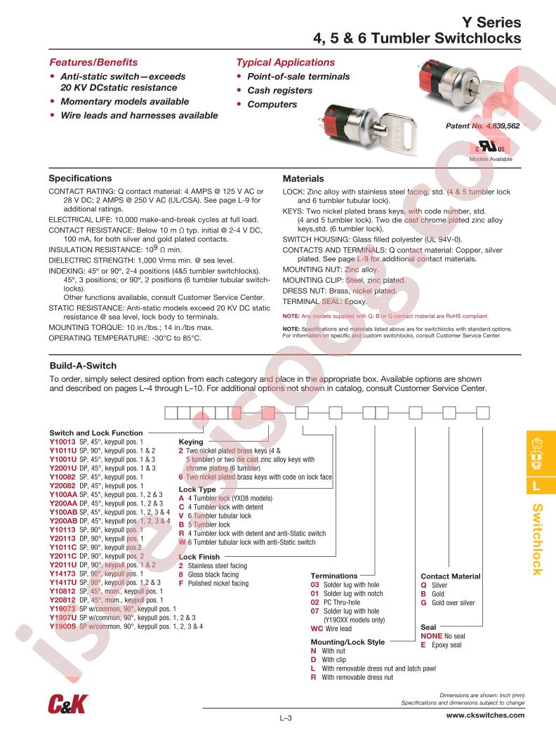 Y1011U6R-201-NB-E