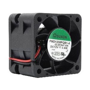 جت فن 12V-3.6W سایز 4x4 ضخامت 2.8 سانت مارک SUNON مدل PMD1238PQB1-A
