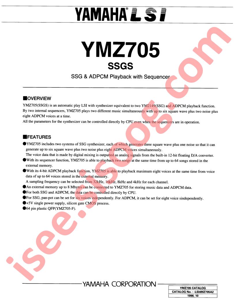 YMZ705