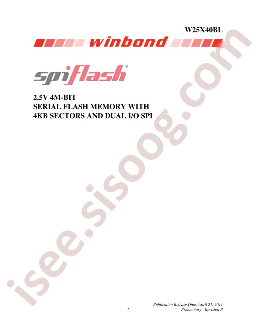 W25X40BLUXIG