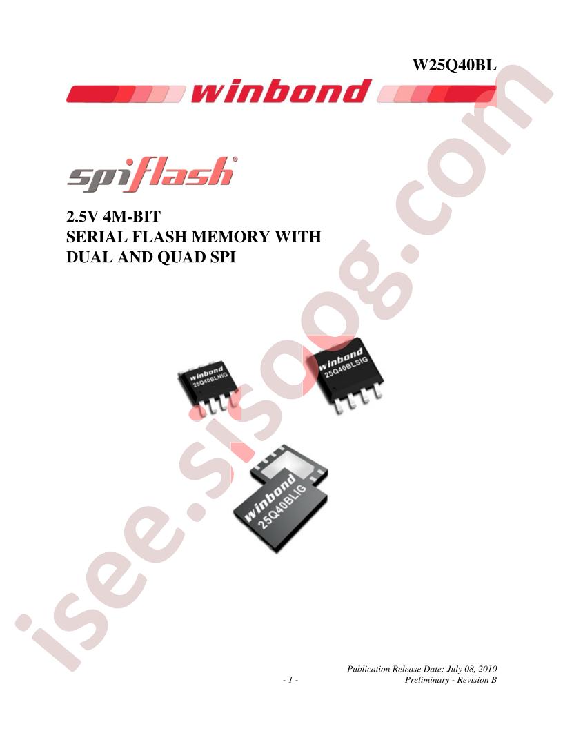 W25Q40BLZPIP