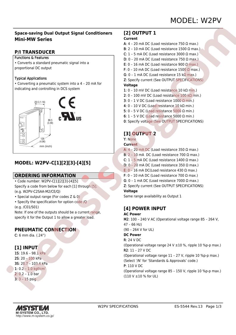 W2PV-C3SA2-P