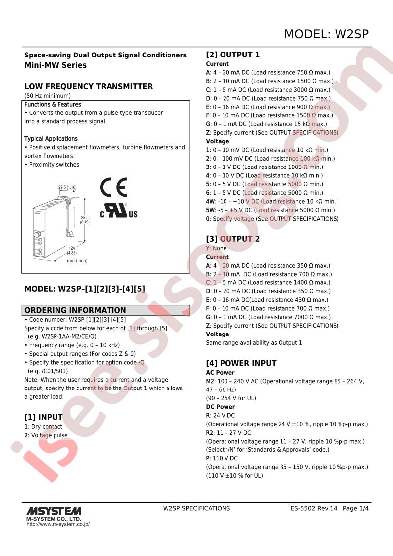 W2SP-1A4-M2