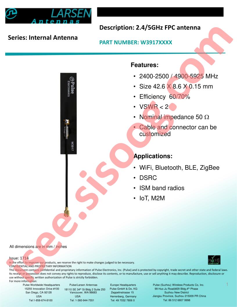 W3917B0050