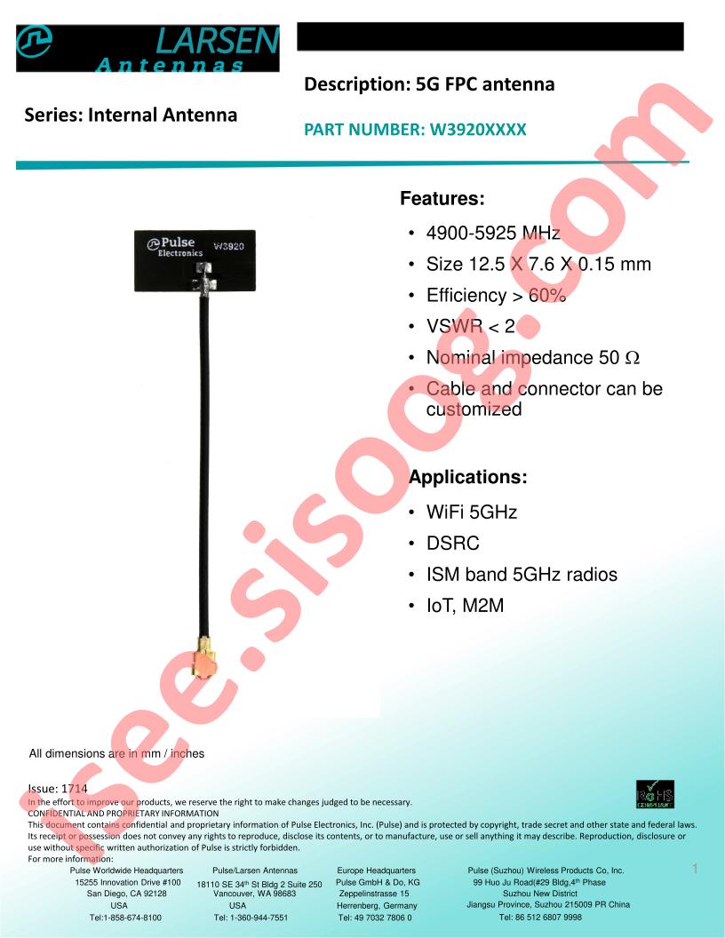 W3920B0050
