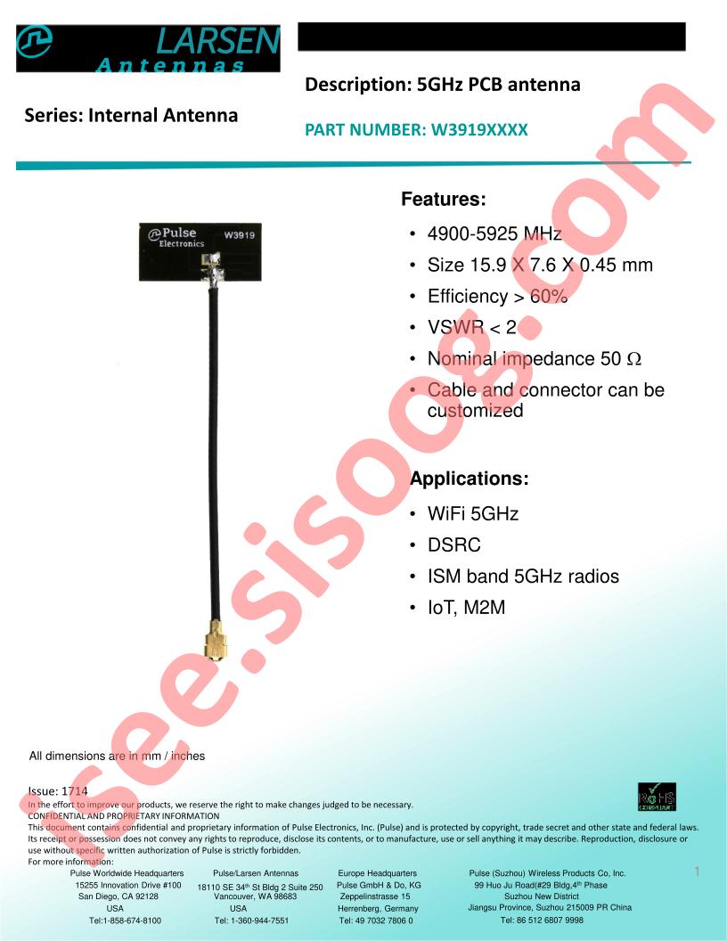 W3919B0050