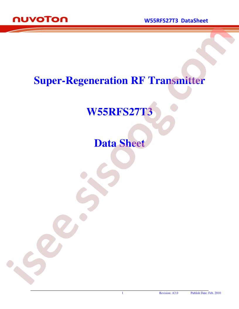 W55RFS27T3