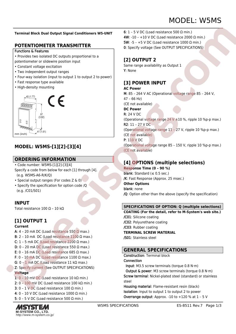 W5MS-3C-R2