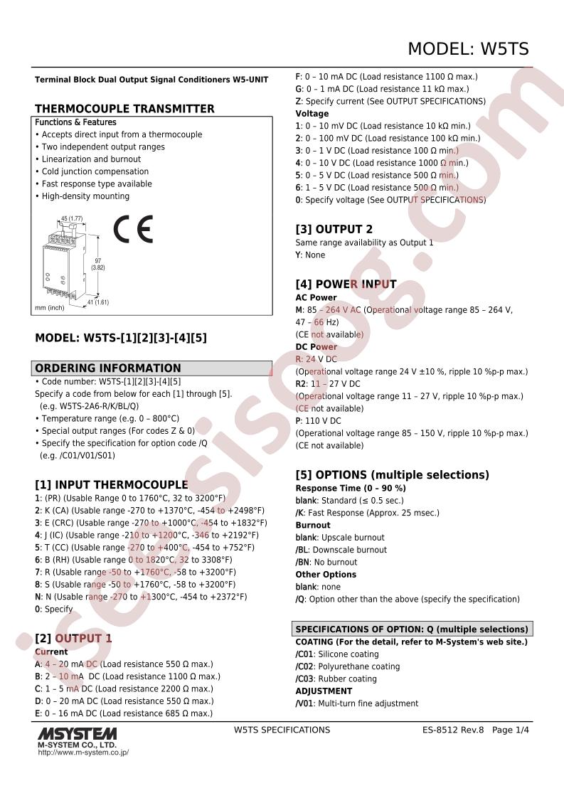 W5TS-441-M