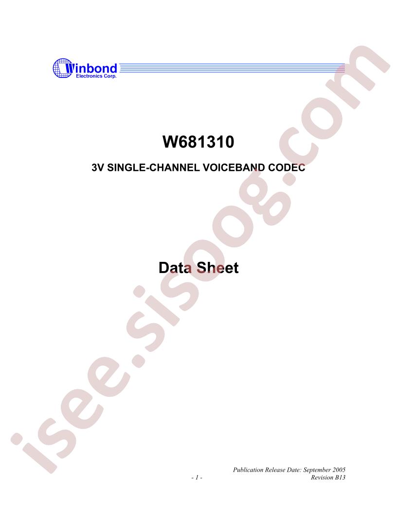 W681310S