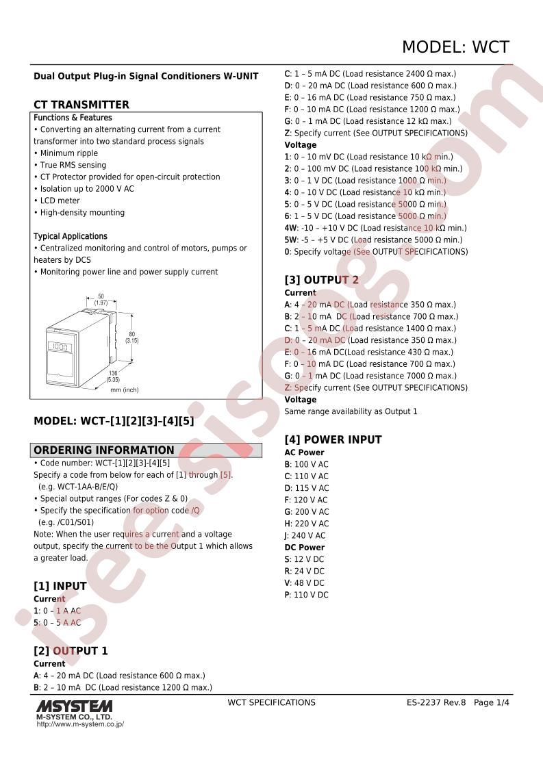 WCT-5BC-D