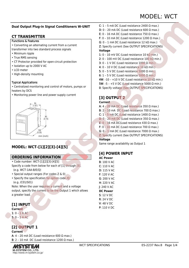 WCT-5B2-C