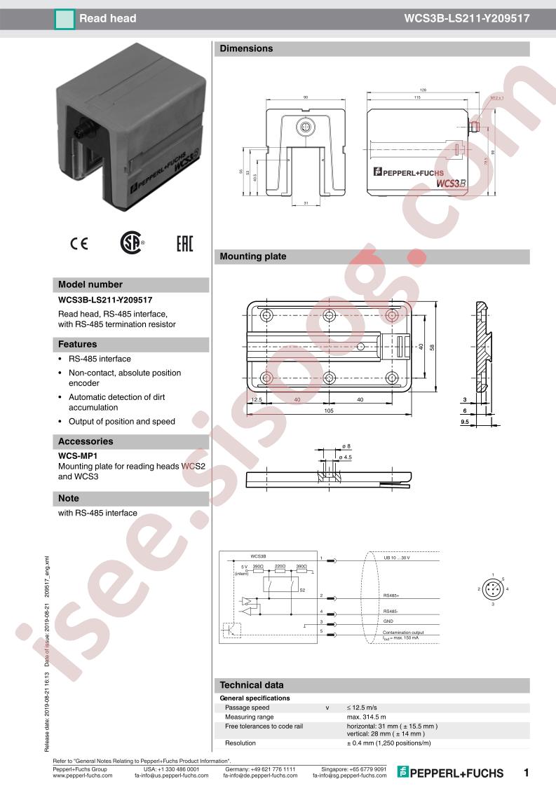 WCS3B-LS211-Y209517