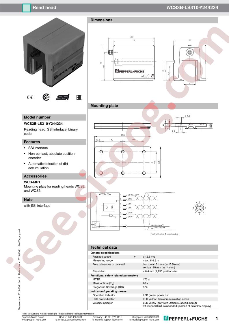 WCS3B-LS310-Y244234