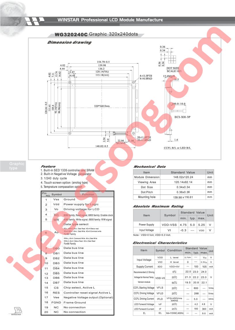 WG320240C