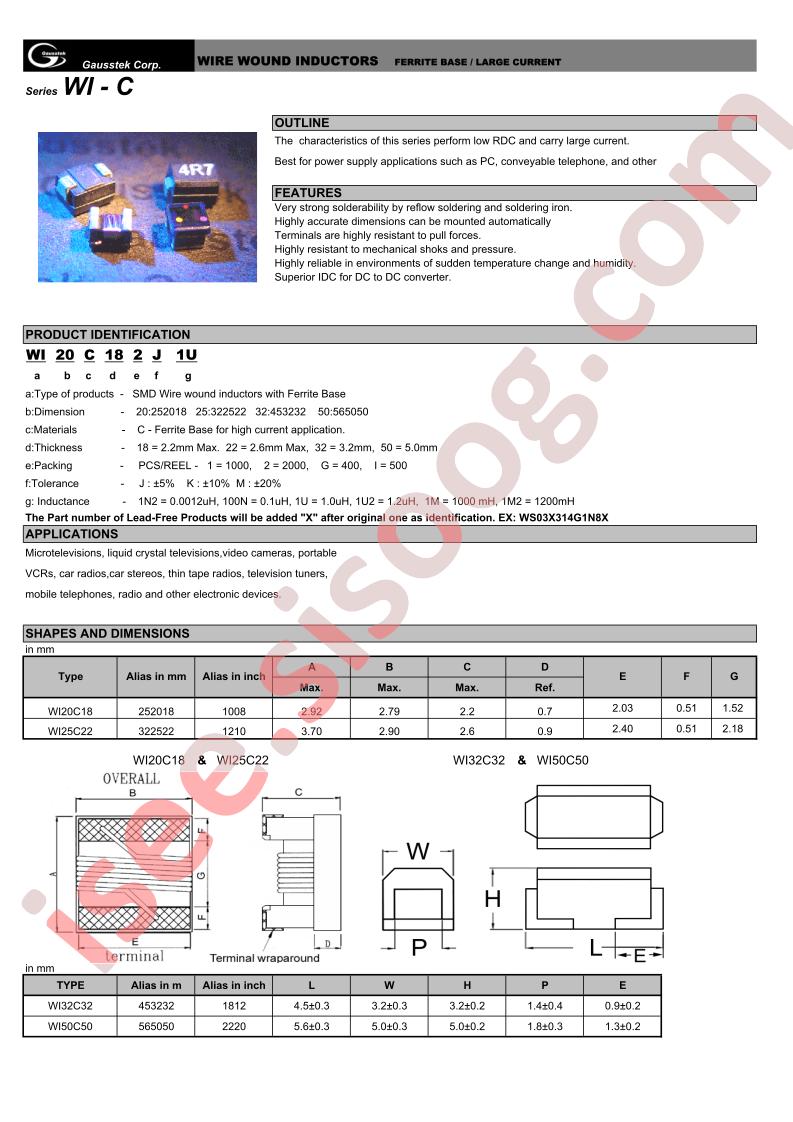 WI25C501K1U