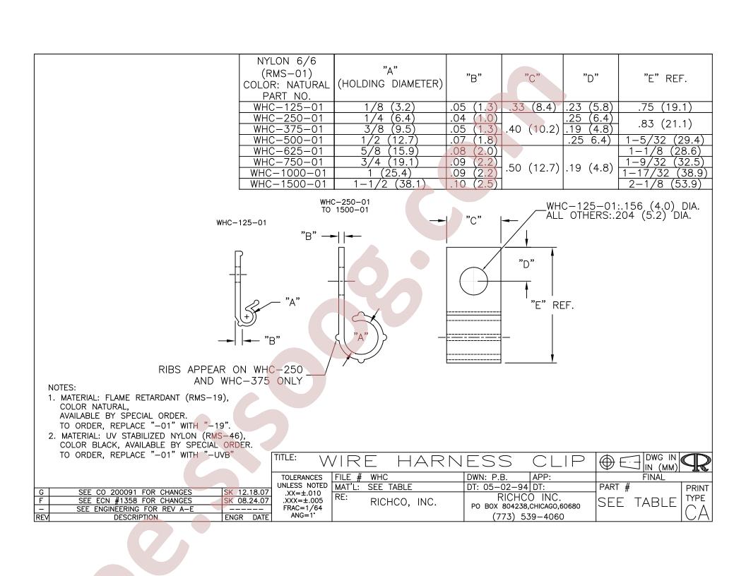 WHC-750-01