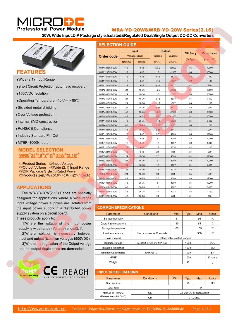 WRA4824YD-20W