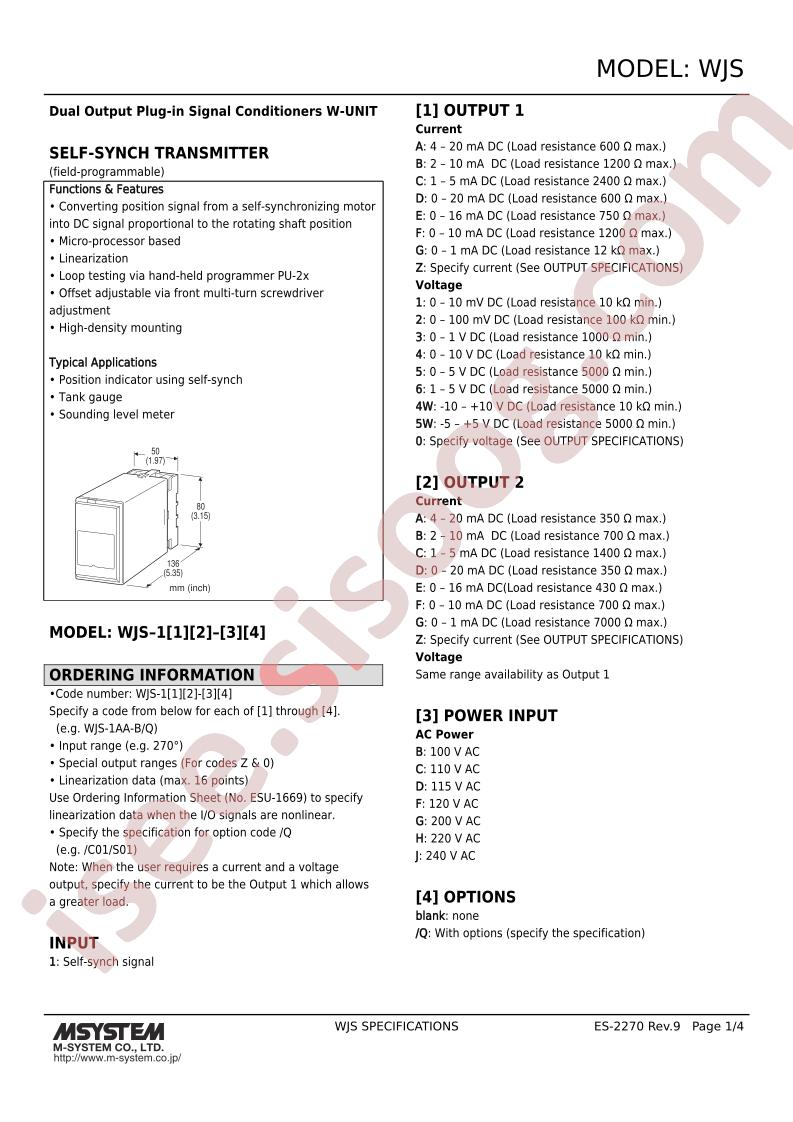 WJS-164W-C