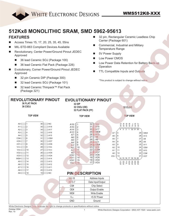 WMS512K8L-20DJM