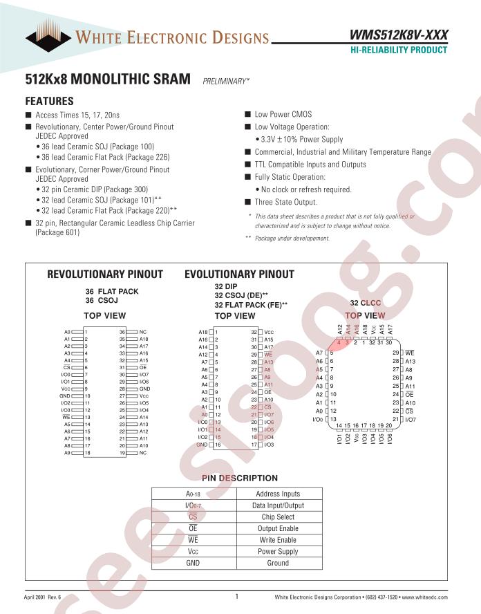 WMS512K8V-17FEMA