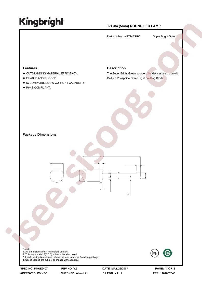 WP7143SGC