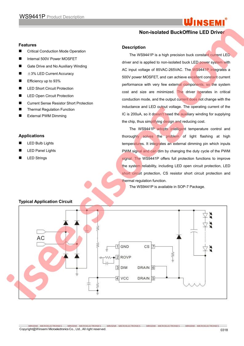 WS9441PS7P